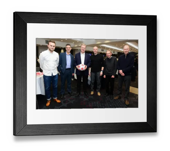 Framed Print : Bristol City vs Fulham: Mandatory Image from the 2017 Sky Bet Championship Match at Ashton Gate