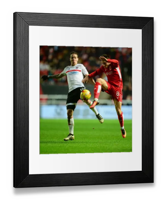 Framed Print : Bristol City's Josh Brownhill in Action Against Fulham, Sky Bet Championship 2017 Framed Print : Bristol City's Josh Brownhill in Action Against Fulham, Sky Bet Championship 2017