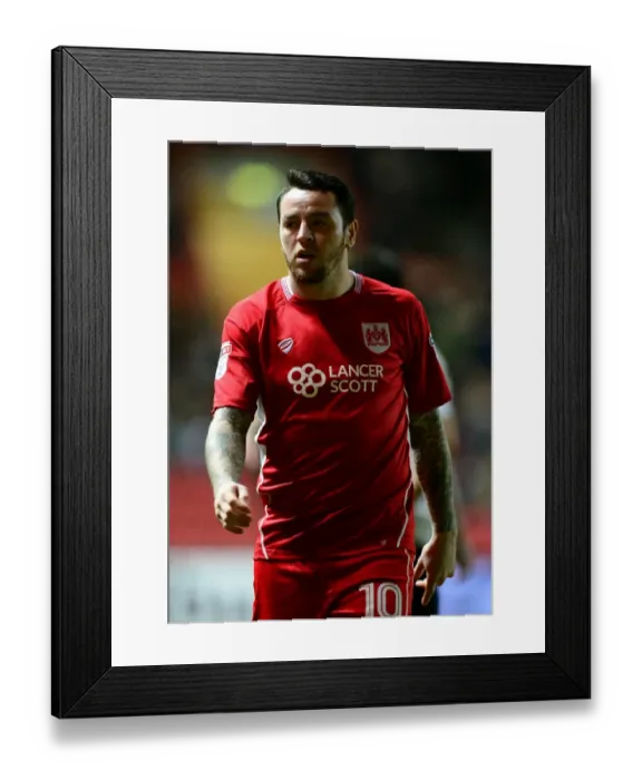 Framed Print : Bristol City vs Fulham: Lee Tomlin in Action at Ashton Gate, 2017 Framed Print : Bristol City vs Fulham: Lee Tomlin in Action at Ashton Gate, 2017
