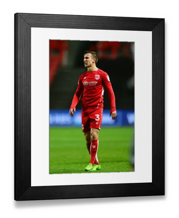 Framed Print : Bristol City's Joe Bryan Disappointed After Loss to Fulham in 2017 Championship Match Framed Print : Bristol City's Joe Bryan Disappointed After Loss to Fulham in 2017 Championship Match