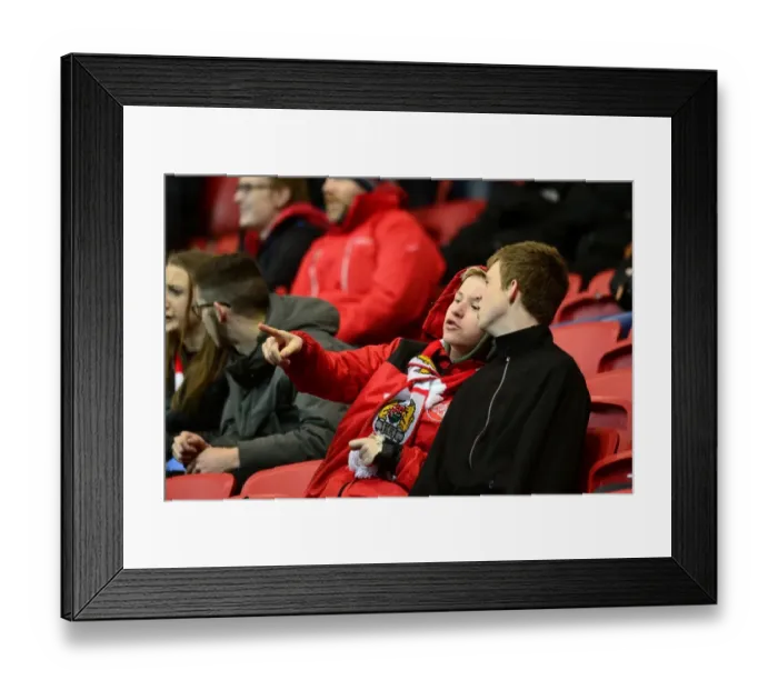 Framed Print : Intense Moment at Ashton Gate: Sky Bet Championship Showdown between Bristol City and Fulham