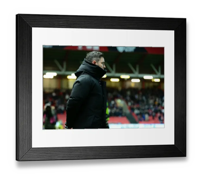 Framed Print : Johnson and Bristol City Take on Fulham in Sky Bet Championship Showdown at Ashton Gate