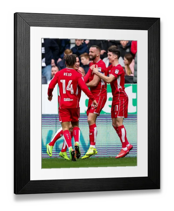 Framed Print : Bristol City Takes the Lead: Aaron Wilbraham Scores at St. James Park vs. Newcastle United (Sky Bet EFL Championship) Framed Print : Bristol City Takes the Lead: Aaron Wilbraham Scores at St. James Park vs. Newcastle United (Sky Bet EFL Championship)
