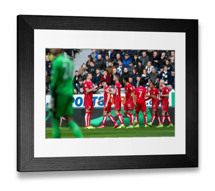 Framed Print : Aaron Wilbraham's Goal: Bristol City Takes the Lead Over Newcastle United at St. James Park Framed Print : Aaron Wilbraham's Goal: Bristol City Takes the Lead Over Newcastle United at St. James Park
