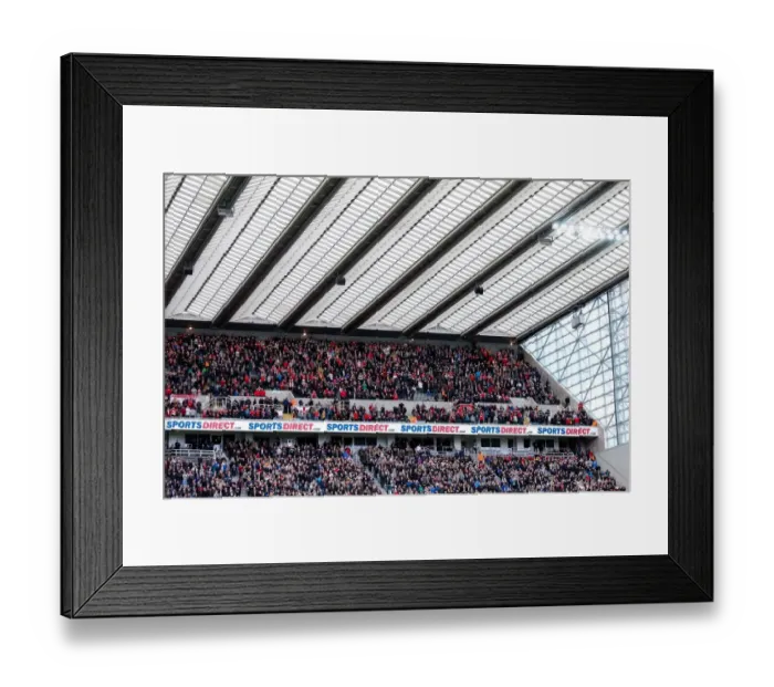 Framed Print : Bristol City Fans at St James Park during Championship Match against Newcastle United, 2017 Framed Print : Bristol City Fans at St James Park during Championship Match against Newcastle United, 2017