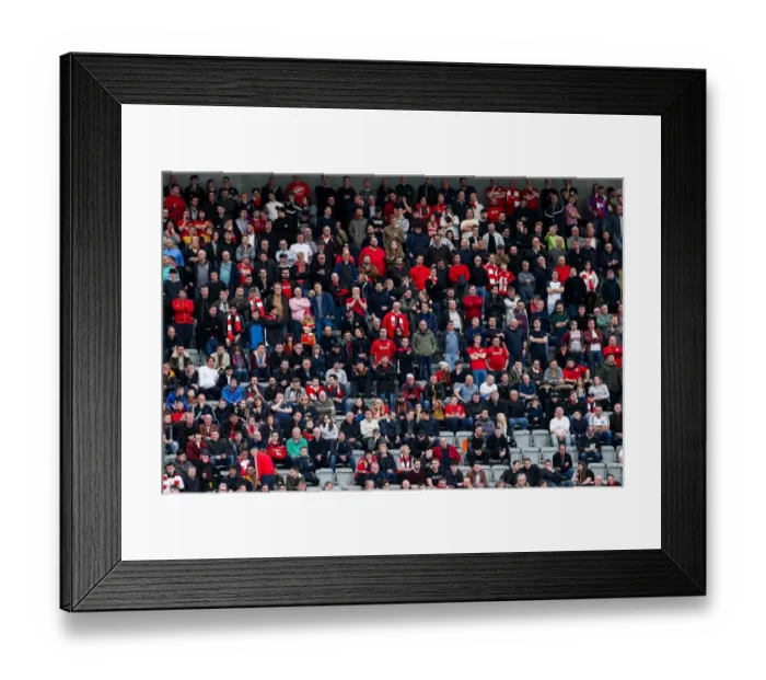 Framed Print : EFL Championship Showdown: A Battle of Passionate Fans - Newcastle United vs. Bristol City