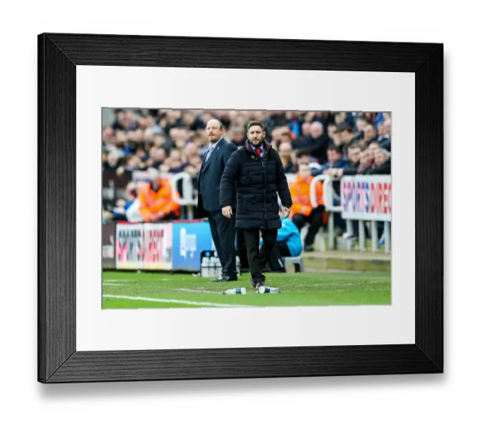 Framed Print : Bristol City vs Newcastle United: Lee Johnson Leads the Charge at St. James Park
