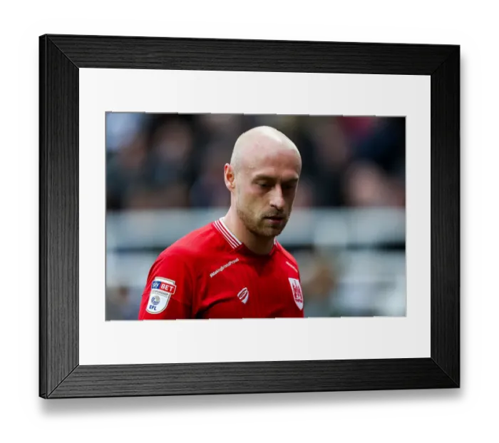 Framed Print : David Cotterill Ponders Newcastle United's Defense at St. James Park (Newcastle United vs. Bristol City, Sky Bet EFL Championship)