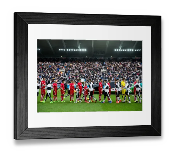 Framed Print : Championship Showdown: Newcastle United vs. Bristol City at St. James Park