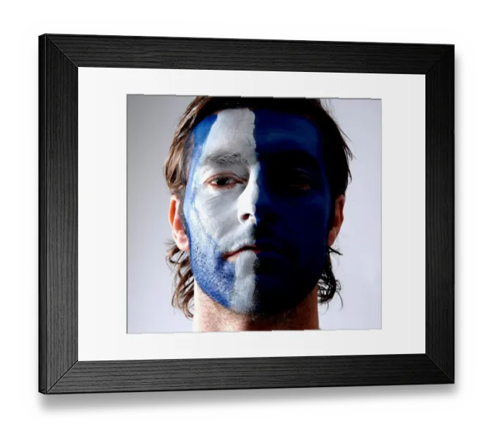 Framed Print : Jamie McAllister: A Symbol of Determination, Bristol City Football Club 08-09