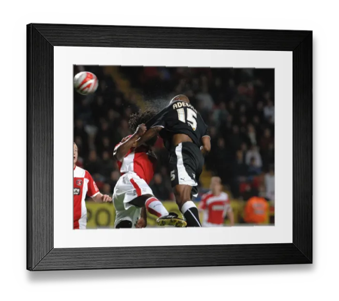 Framed Print : Bristol City's Dele Adebola Battles Charlton's Linvoy Primus for Ball Possession Framed Print : Bristol City's Dele Adebola Battles Charlton's Linvoy Primus for Ball Possession
