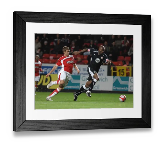 Framed Print : Bristol City vs. Charlton Athletic: A Football Rivalry - Season 08-09
