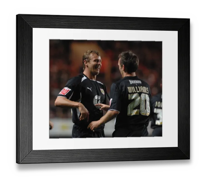 Framed Print : Bristol City vs. Charlton Athletic: A Football Rivalry - Season 08-09