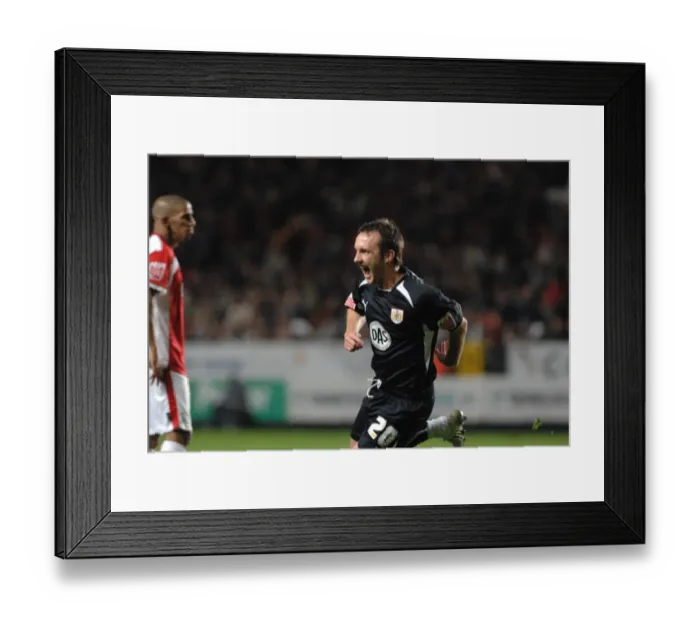 Framed Print : Exultant Moment: Gavin Williams Celebrates Goal Against Charlton Athletic Framed Print : Exultant Moment: Gavin Williams Celebrates Goal Against Charlton Athletic