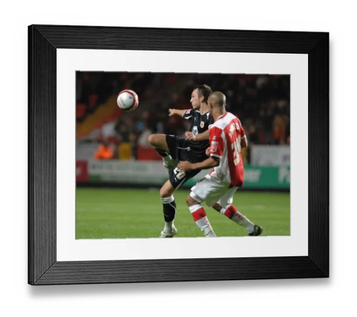 Framed Print : A Football Rivalry: Bristol City vs Charlton Athletic - Season 08-09