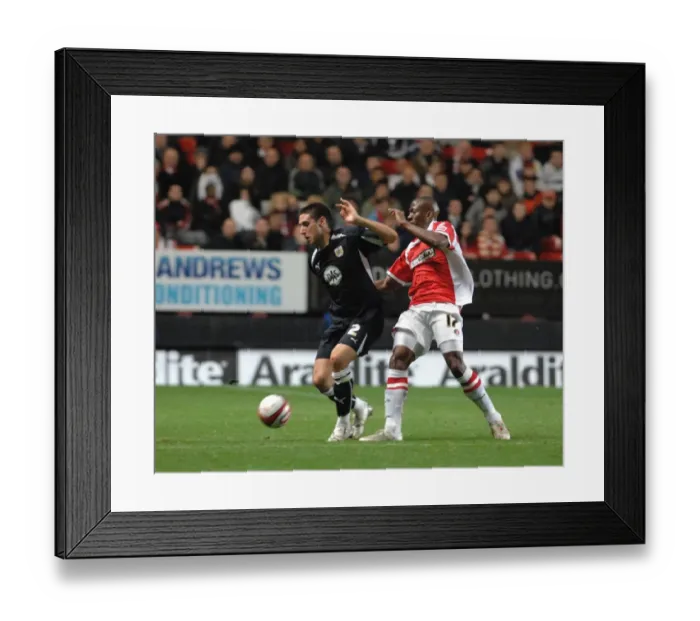 Framed Print : Bristol City vs. Charlton Athletic: A Football Rivalry - Season 08-09
