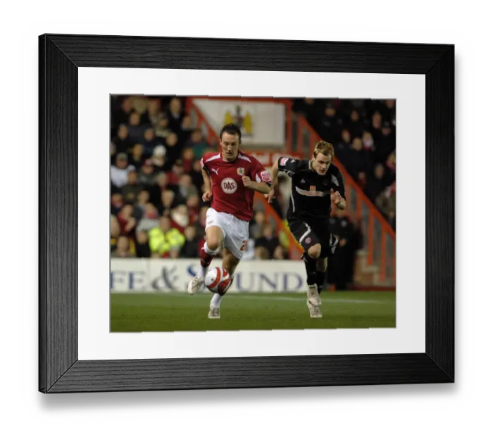 Framed Print : Bristol City vs. Sheffield United: A Football Rivalry from the 08-09 Season