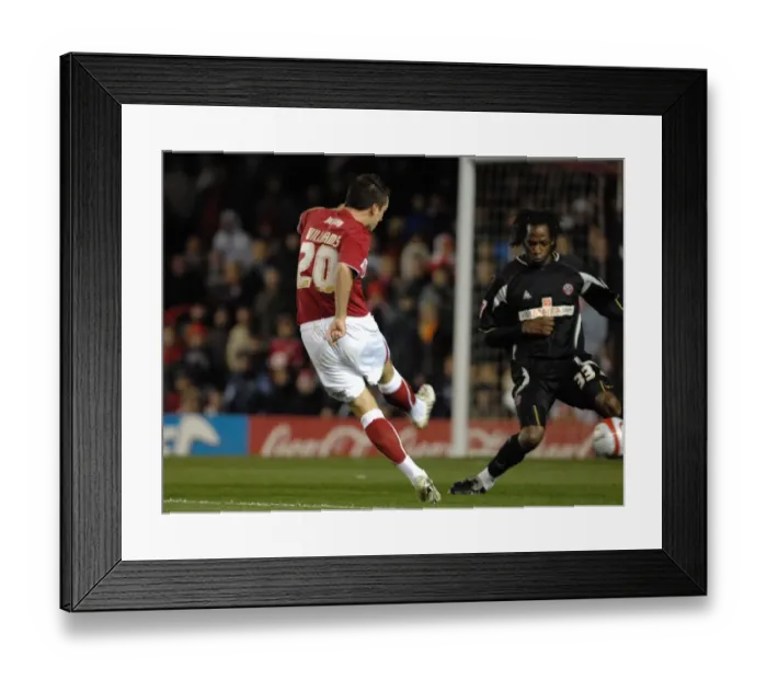 Framed Print : Bristol City vs Sheffield United: A Football Rivalry - Season 08-09