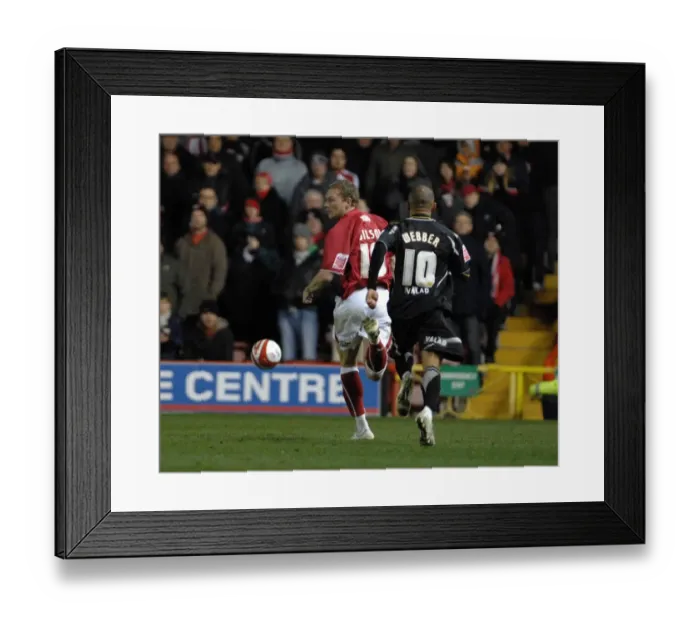 Framed Print : Bristol City vs Sheffield United: A Fierce Clash from the 08-09 Season Framed Print : Bristol City vs Sheffield United: A Fierce Clash from the 08-09 Season