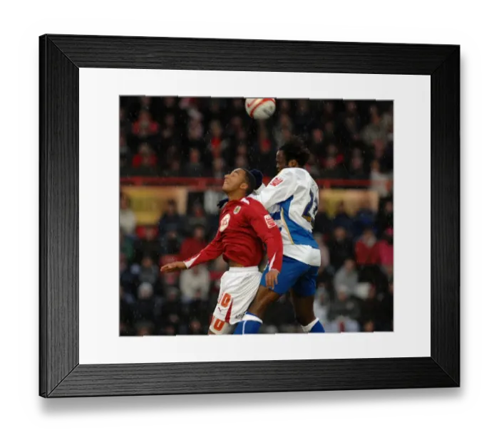 Framed Print : Clash of Titans: Bristol City vs Reading - Season 08-09