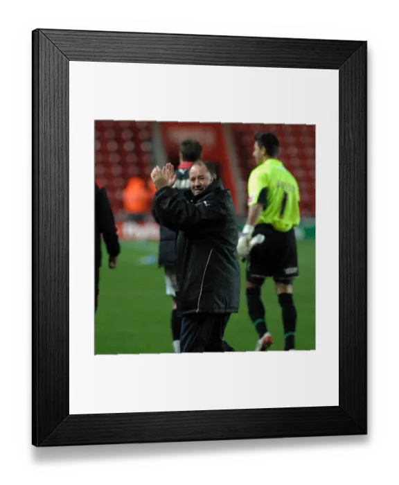 Framed Print : Gary Johnson Appreciates Traveling Fans: Southampton vs. Bristol City Framed Print : Gary Johnson Appreciates Traveling Fans: Southampton vs. Bristol City