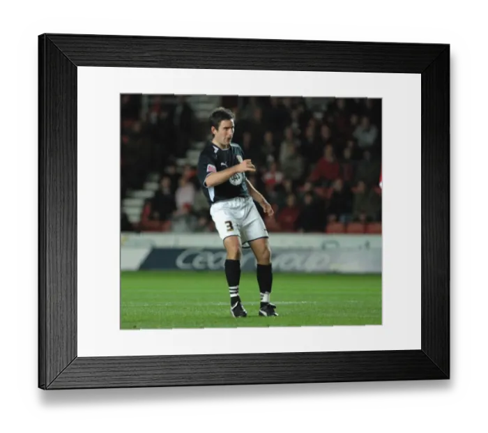 Framed Print : Lee Johnson scores for Bristol city
