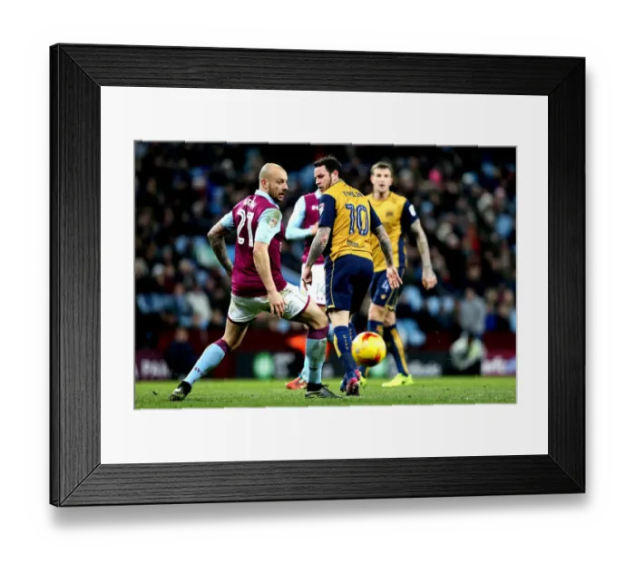 Framed Print : Bristol City's Lee Tomlin Backheels at Villa Park, Sky Bet Championship (Aston Villa v Bristol City), 2017