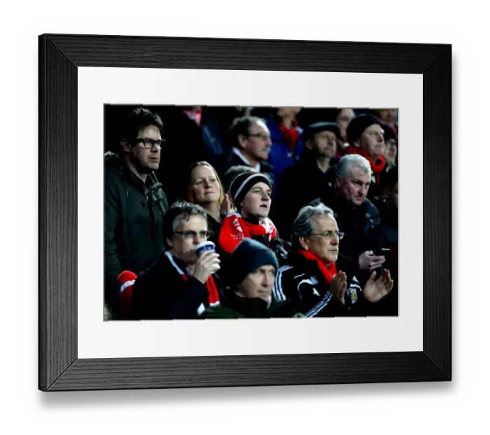 Framed Print : A Sea of Passion: The Intense Energy of Bristol City Fans at Villa Park Framed Print : A Sea of Passion: The Intense Energy of Bristol City Fans at Villa Park