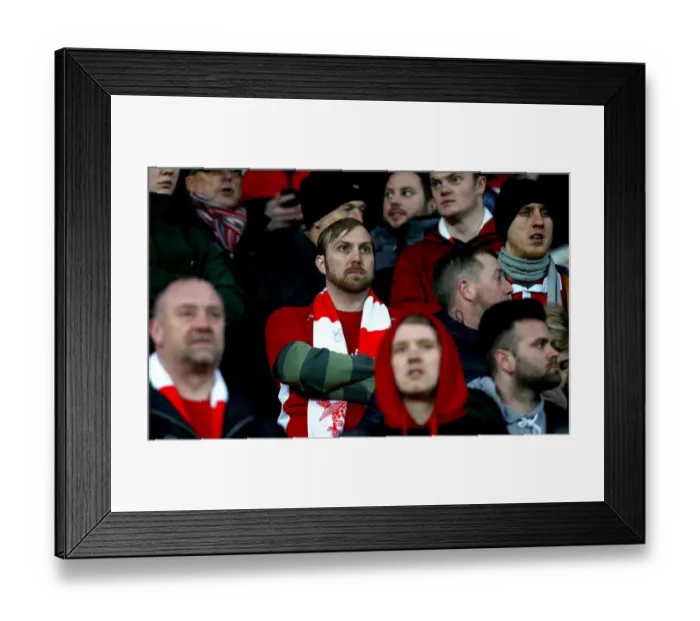 Framed Print : Bristol City Fans at Villa Park during Sky Bet Championship Match, 2017 Framed Print : Bristol City Fans at Villa Park during Sky Bet Championship Match, 2017