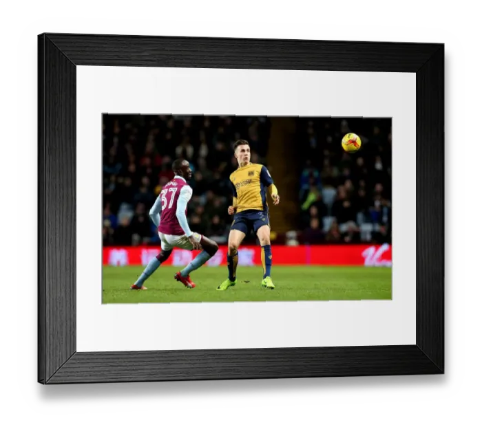 Framed Print : Bristol City's Joe Bryan Tackles Aston Villa's Albert Adomah in Championship Clash at Villa Park Framed Print : Bristol City's Joe Bryan Tackles Aston Villa's Albert Adomah in Championship Clash at Villa Park