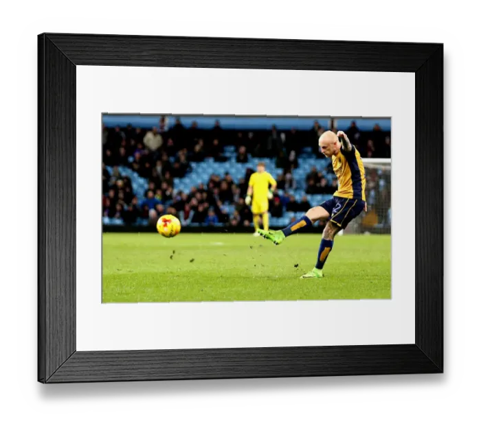 Framed Print : David Cotterill of Bristol City in Action Against Aston Villa at Villa Park, 2017 Framed Print : David Cotterill of Bristol City in Action Against Aston Villa at Villa Park, 2017