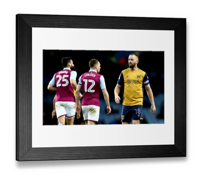 Framed Print : Aaron Wilbraham of Bristol City vs Aston Villa at Villa Park, 2017 - Sky Bet Championship Football Match Framed Print : Aaron Wilbraham of Bristol City vs Aston Villa at Villa Park, 2017 - Sky Bet Championship Football Match