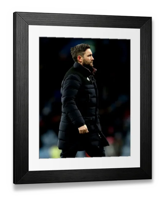 Framed Print : Johnson in Charge: Lee at the Helm for Bristol City at Villa Park, 2017
