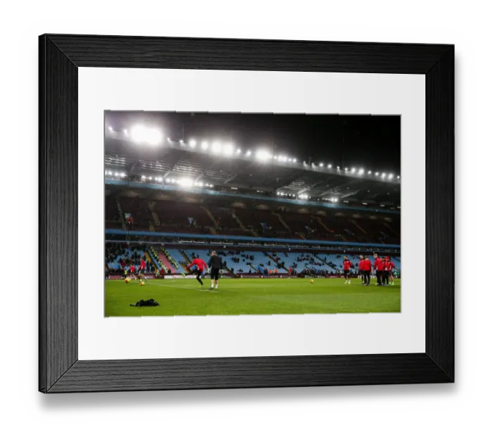 Framed Print : Bristol City's Korey Smith Warming Up Ahead of Aston Villa Clash, Villa Park, 2017