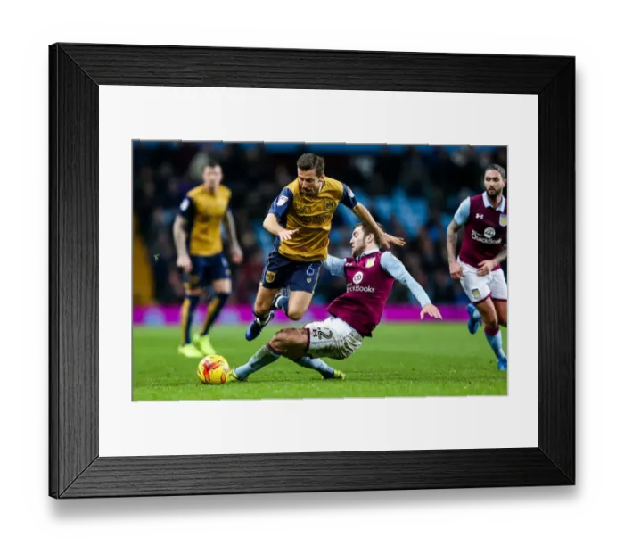 Framed Print : Gary O'Neil vs Gary Gardner Tackle: Aston Villa vs Bristol City, Sky Bet EFL Championship, 2017 Framed Print : Gary O'Neil vs Gary Gardner Tackle: Aston Villa vs Bristol City, Sky Bet EFL Championship, 2017