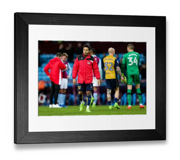 Framed Print : Frustration for Korey Smith as Bristol City Lose 2-0 to Aston Villa Framed Print : Frustration for Korey Smith as Bristol City Lose 2-0 to Aston Villa