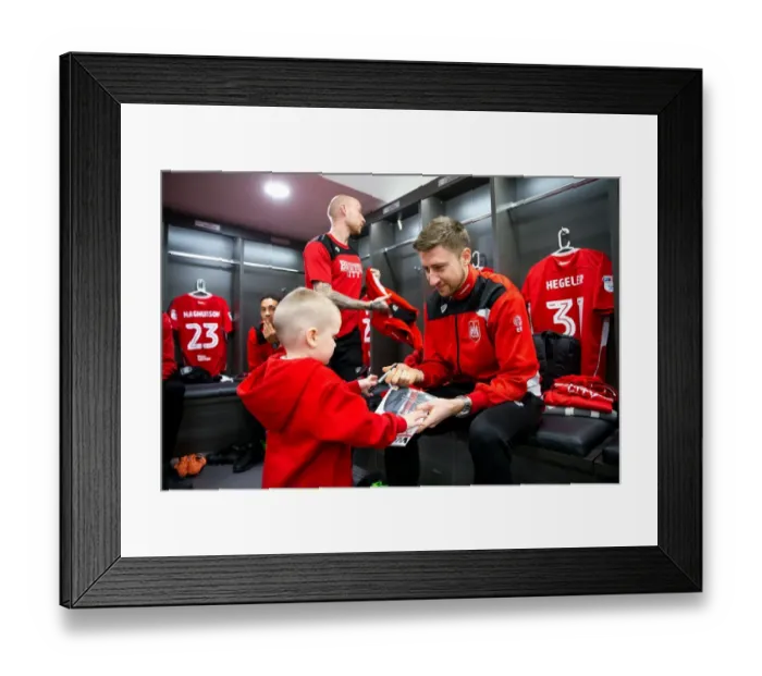 Framed Print : Unified Team Spirit: Mascots and Players Together in the Bristol City Dressing Room (Bristol City vs Burton Albion, 2017) Framed Print : Unified Team Spirit: Mascots and Players Together in the Bristol City Dressing Room (Bristol City vs Burton Albion, 2017)
