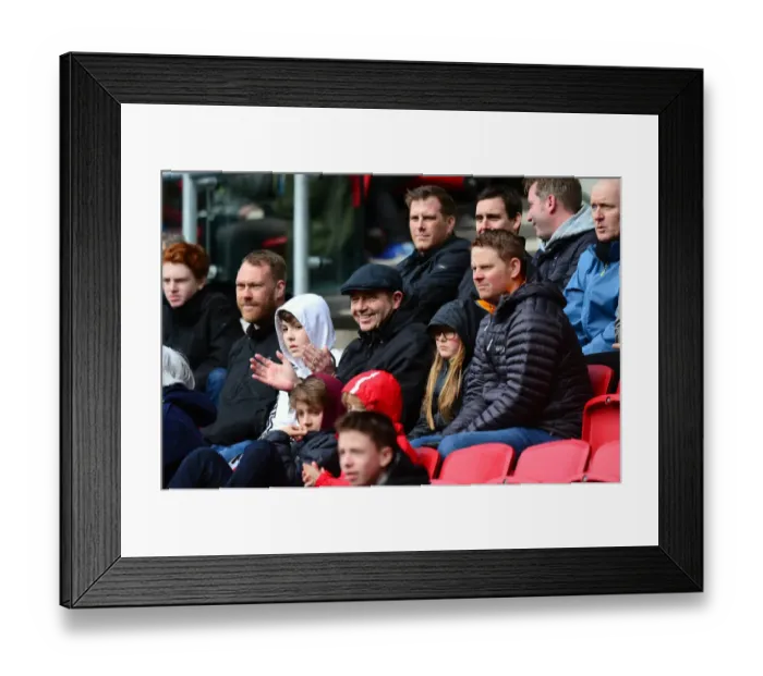 Framed Print : Bristol City Fans in Full Swing at Ashton Gate during Sky Bet Championship Match against Burton Albion (04 / 03 / 2017) Framed Print : Bristol City Fans in Full Swing at Ashton Gate during Sky Bet Championship Match against Burton Albion (04 / 03 / 2017)
