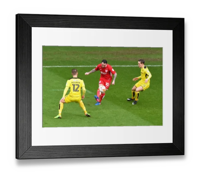 Framed Print : Bristol City vs Burton Albion: Lee Tomlin in Action, Sky Bet Championship (March 4, 2017) - Ashton Gate, Bristol Framed Print : Bristol City vs Burton Albion: Lee Tomlin in Action, Sky Bet Championship (March 4, 2017) - Ashton Gate, Bristol