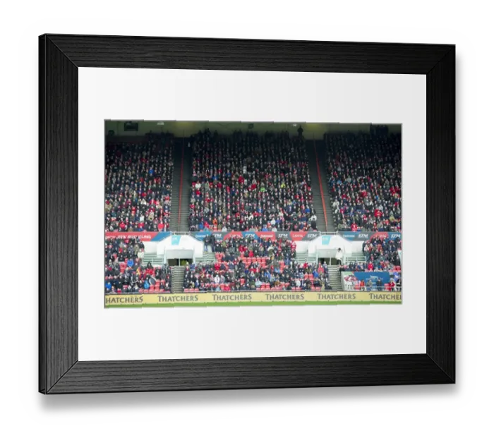Framed Print : Bristol City Fans in the Dolman Stand, Ashton Gate Stadium, 04-03-2017 (Bristol City vs Burton Albion, Sky Bet Championship)