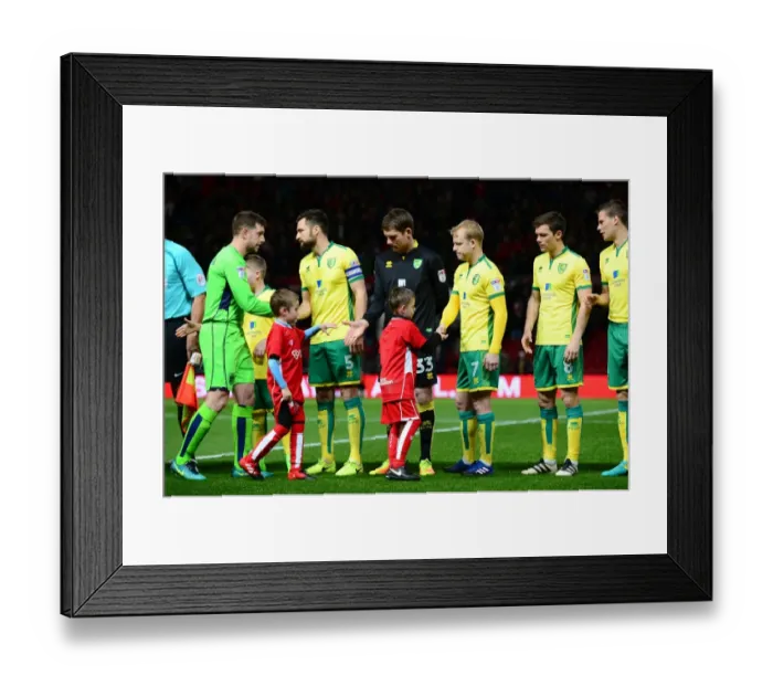 Framed Print : Mascots Share a Moment: Bristol City vs. Norwich City, Sky Bet Championship Framed Print : Mascots Share a Moment: Bristol City vs. Norwich City, Sky Bet Championship