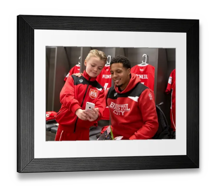 Framed Print : Mascots and Players Meet: Bristol City vs. Norwich City, 2017 - Ashton Gate Framed Print : Mascots and Players Meet: Bristol City vs. Norwich City, 2017 - Ashton Gate