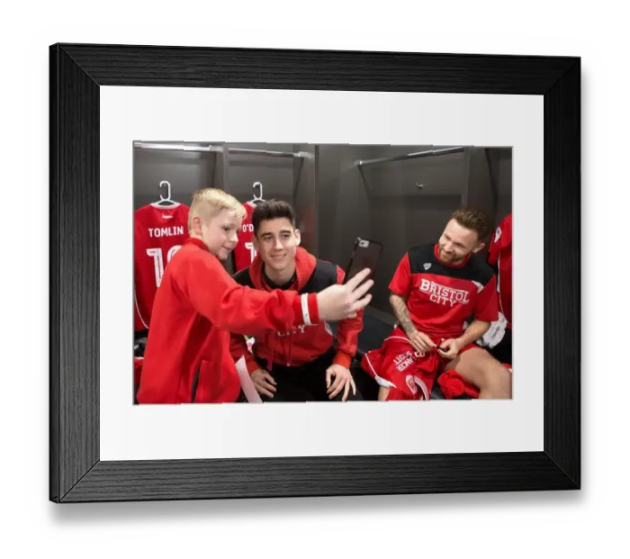 Framed Print : Mascots and Players Unite: Behind the Scenes at Ashton Gate - Bristol City vs. Norwich City, 2017 Framed Print : Mascots and Players Unite: Behind the Scenes at Ashton Gate - Bristol City vs. Norwich City, 2017