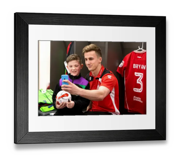 Framed Print : Bristol City: Mascots and Players Unite in the Dressing Room - 2017 (Bristol City vs. Norwich City) Framed Print : Bristol City: Mascots and Players Unite in the Dressing Room - 2017 (Bristol City vs. Norwich City)