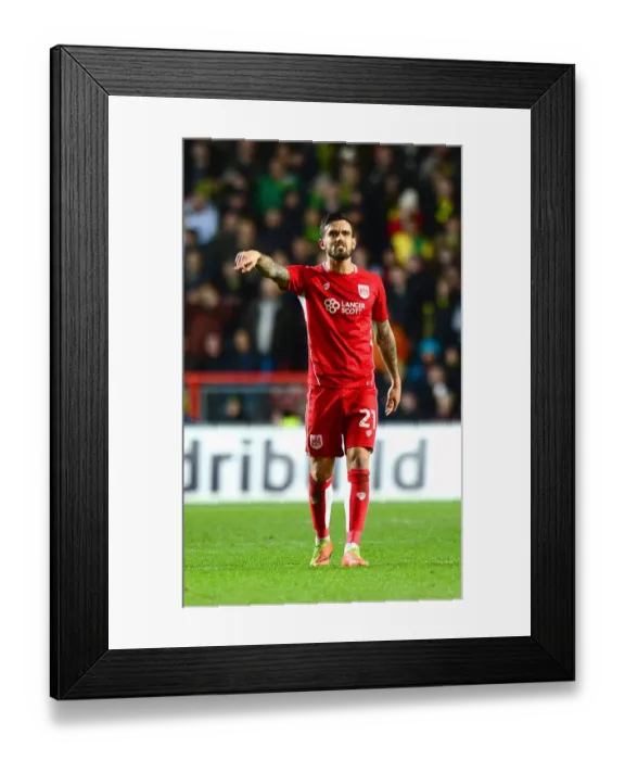 Framed Print : Marlon Pack in Action: Bristol City vs. Norwich City, Sky Bet Championship, Ashton Gate, 2017 Framed Print : Marlon Pack in Action: Bristol City vs. Norwich City, Sky Bet Championship, Ashton Gate, 2017