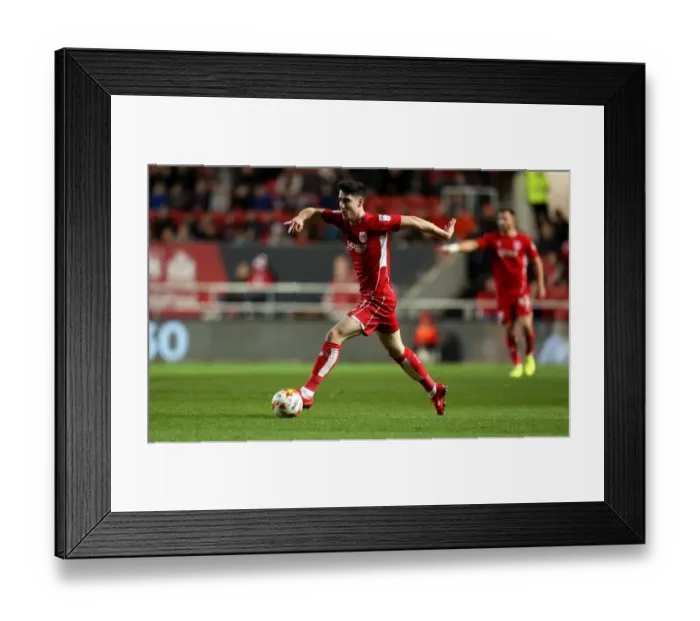 Framed Print : Bristol City's Callum O'Dowda Scores Thrilling Goal Against Norwich City Framed Print : Bristol City's Callum O'Dowda Scores Thrilling Goal Against Norwich City