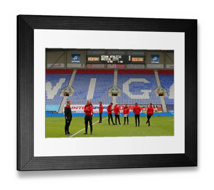 Framed Print : Bristol City Players Scout DW Stadium Before Wigan Athletic Showdown, March 2017 Framed Print : Bristol City Players Scout DW Stadium Before Wigan Athletic Showdown, March 2017