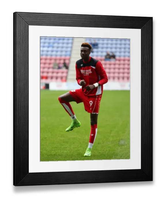 Framed Print : Tammy Abraham of Bristol City Warming Up Ahead of Wigan Athletic Clash, 11 March 2017 Framed Print : Tammy Abraham of Bristol City Warming Up Ahead of Wigan Athletic Clash, 11 March 2017