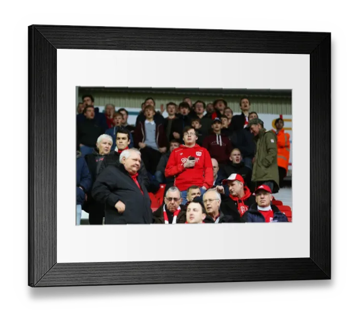 Framed Print : Bristol City Fans Rally at Wigan Athletic vs. Bristol City, Sky Bet Championship (March 11, 2017) Framed Print : Bristol City Fans Rally at Wigan Athletic vs. Bristol City, Sky Bet Championship (March 11, 2017)
