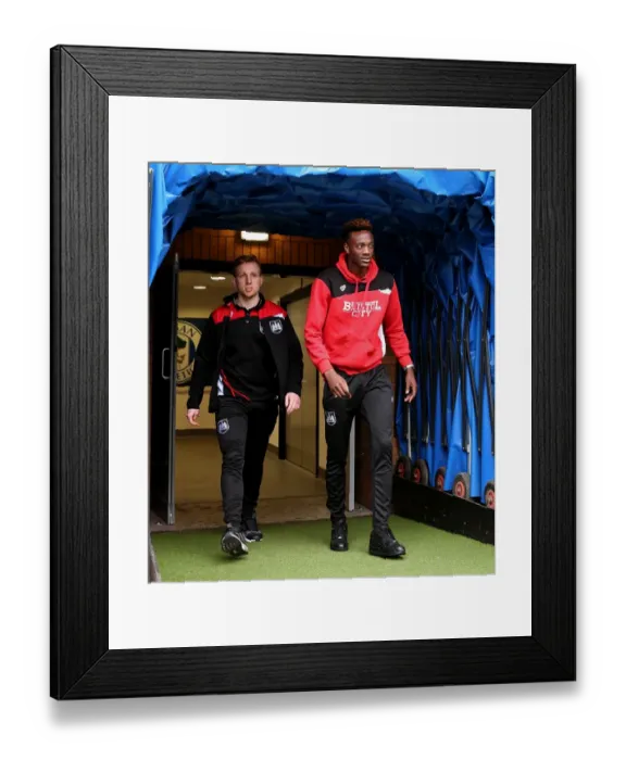 Framed Print : Tammy Abraham in Action for Bristol City against Wigan Athletic at DW Stadium, 11 / 03 / 2017 Framed Print : Tammy Abraham in Action for Bristol City against Wigan Athletic at DW Stadium, 11 / 03 / 2017